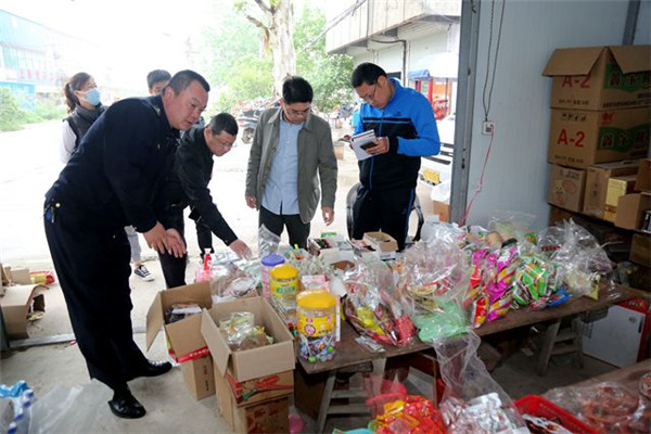 淮南市八公山副區長陳福建帶隊督導轄區重大消防安全隱患單位整改工作