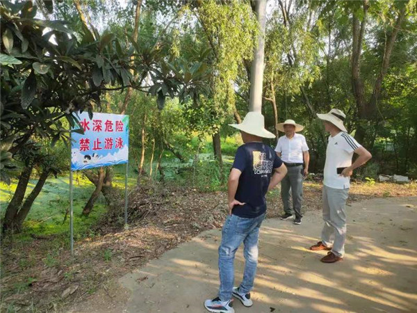 淮南唐山鎮開展夏季防溺水專項檢查