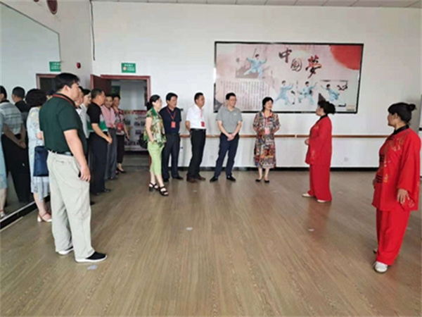 淮南八公山區人大常委會視察全民健身實施計劃執行情況