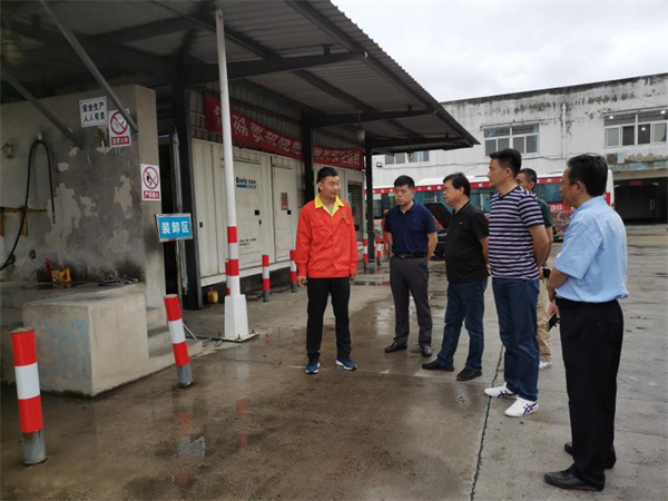 淮南市城鄉建設局來區督查城鎮燃氣安全管理工作