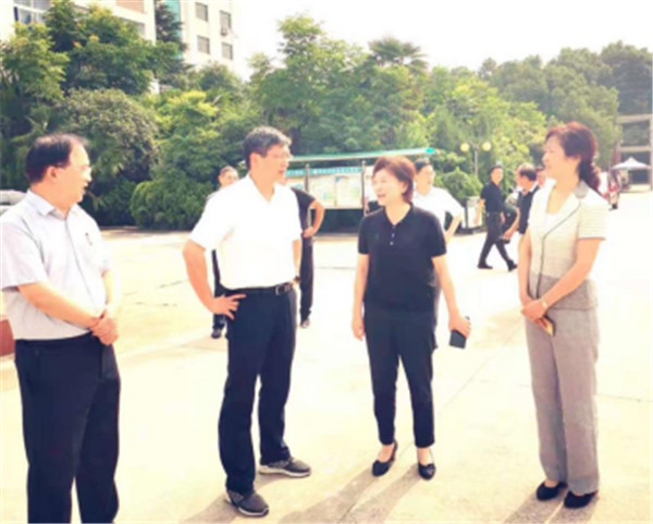 淮南市委常委、宣傳部長孫良鴻調研全市中小學教育集團化辦學