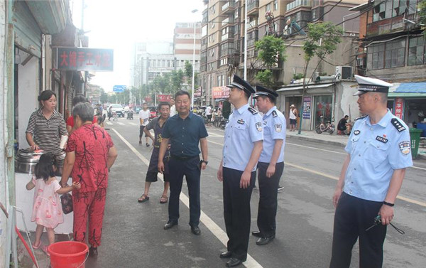 淮南潘集區人民政府夏多明副區長實地督導檢查文明城市創建工作