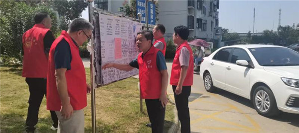 淮南市食品藥品檢驗中心牽頭臥園社區結對共建單位制定全國文明城市創建“兩個清單”