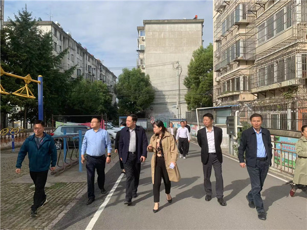 淮南：李寶云一行深入龍泉社區實地調研文明城市創建工作