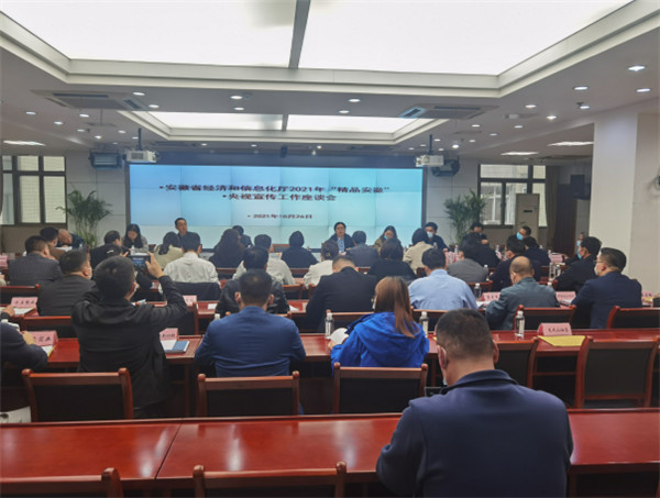淮南市經信局參加2021年“精品安徽”央視宣傳工作座談會