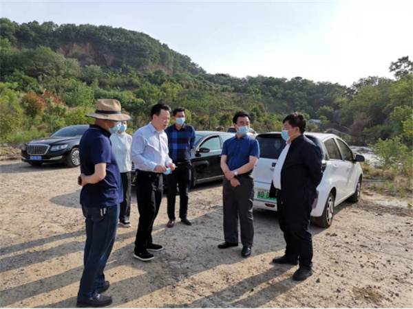 淮南市文旅局、大通區政府聯合調研 國防人防教育暨日軍侵華淮南罪證遺址教育基地項目