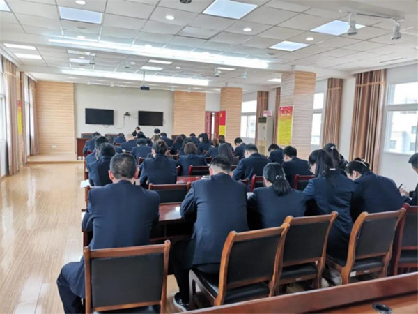 淮南市大通區廉政教育課為檢察干警構筑自律防線