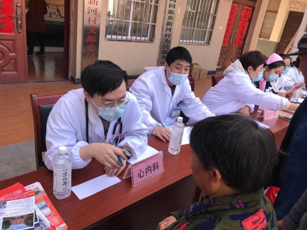 淮南市人防辦、淮南東方醫院集團共同開展“我為群眾辦實事”活動 赴古溝回族鄉新河村開展健康義診